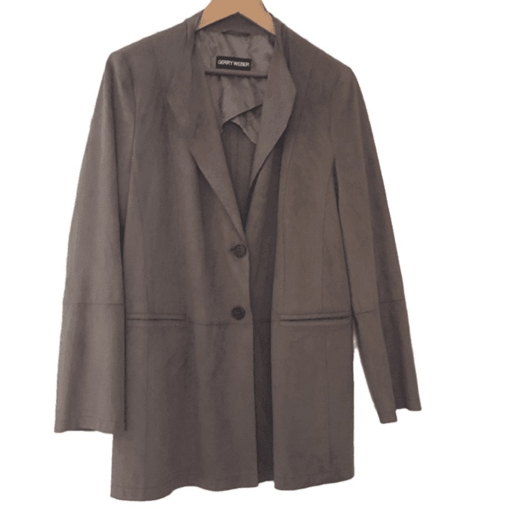 NWOT EUROPEAN GERRY WEBER WOMAN LONG BLAZER 10